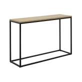 Konsola Loft dąb - MDF Fornirowany | metal