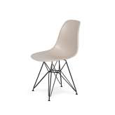 Podstawa Krzesło DSR Black beżowe. 18 - metalowa czarna