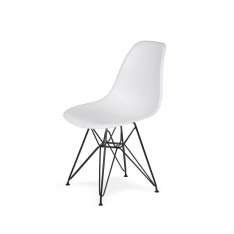 Podstawa Krzesło DSR Black białe. 01 - metalowa czarna