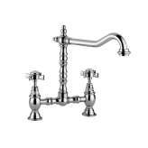 Bateria kuchenna nablatowa 2-otworowa z obrotową wylewką Rubinetteria Giulini Kensington - 3709