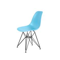 Podstawa Krzesło DSR Black Oceaniczny niebieski . 25 - metalowa czarna