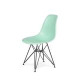 Podstawa Krzesło DSR Black pastelowa Mięta. 14 - metalowa czarna
