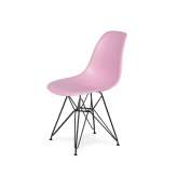 Podstawa Krzesło DSR Black pastelowy róż. 07 - metalowa czarna