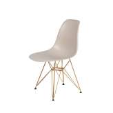 Podstawa Krzesło DSR Gold beżowy. 18 - metalowa złota