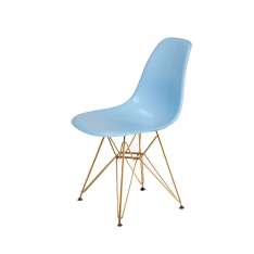 Podstawa Krzesło DSR Gold Błękitny. 11 - metalowa złota