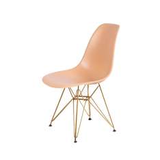 Podstawa Krzesło DSR Gold ciepły kremowy. 32 - metalowa złota