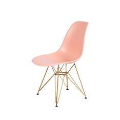 Podstawa Krzesło DSR Gold Łososiowy. 35 - metalowa złota