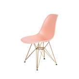 Podstawa Krzesło DSR Gold Łososiowy. 35 - metalowa złota