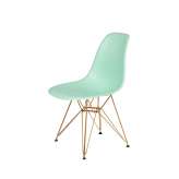 Podstawa Krzesło DSR Gold pastelowa Mięta. 14 - metalowa złota