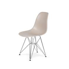 Podstawa Krzesło DSR Silver beżowy. 18 - metalowa chromowana