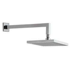 Naścienna głowica prysznicowa z chromowanego mosiądzu z ramieniem Rubinetterie Mariani 15B-MA