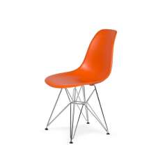 Podstawa Krzesło DSR Silver Sycylijska Pomarańcz . 08 - metalowa chromowana