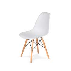 Podstawa Krzesło DSW Wood białe 01 - drewniana bukowa