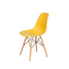 Podstawa Krzesło DSW Wood Kanarkowy 30 - polipropylen | bukowa