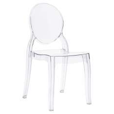 Krzesło Elizabeth transparentne - poliwęglan