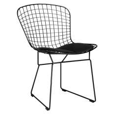 Poduszka Krzesło Net Soft czarne - czarna | metal