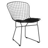 Poduszka Krzesło Net Soft czarne - czarna | metal