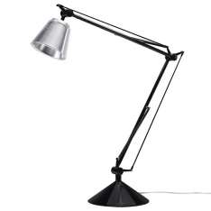 Lampa biurkowa Rayon Arm Table czarna - LED klosz z akrylu