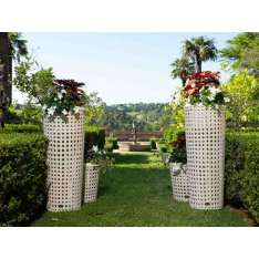 Ręcznie wykonany wazon ogrodowy z żywicy Samuele Mazza Outdoor WEZEN