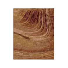 Wzorzysty, ręcznie robiony dywan z wełny tybetańskiej i chińskiego jedwabiu Sarawagi SAHARA TAN