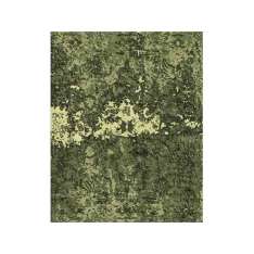 Wzorzysty, ręcznie robiony dywan z wełny tybetańskiej i chińskiego jedwabiu Sarawagi SHEESH MAHAL GREEN