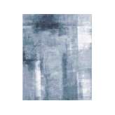 Wzorzysty, ręcznie robiony dywan z wełny tybetańskiej i jedwabiu bambusowego Sarawagi SHARAD BLUE