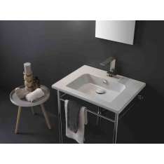 Konsolowa umywalka ceramiczna Scarabeo Ceramiche Etra