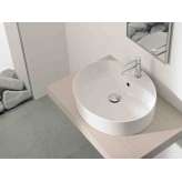Umywalka ceramiczna okrągła nablatowa Scarabeo Ceramiche WIND R