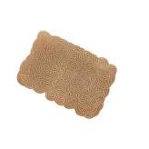 Prostokątny dywanik wełniany Scarlet Splendour Karesansui