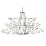 Lampa wisząca Ballerina chrom - LED włókno szklane | akryl