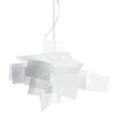 Lampa wisząca Bang Bang 65 biała - akryl | aluminium | stal