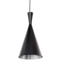 Lampa wisząca Bet Shade Tall czarna - Środek srebrny