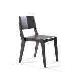 Krzesło drewniane z możliwością układania w stosy SDC Lab_Quinze & Milan Quartz CHAIR