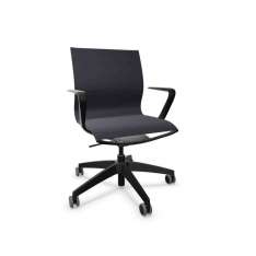 Krzesło biurowe z tkaniny z regulacją wysokości i podstawą 5-Spoke z podłokietnikami Sedus SE:JOY