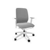 Krzesło biurowe z tkaniny z regulacją wysokości i podstawą 5-Spoke z podłokietnikami Sedus SE:MOTION NET