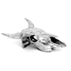 Aluminiowy przedmiot dekoracyjny Seletti BISON SKULL