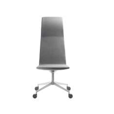 Krzesło biurowe z tkaniny z podstawą 4-Spoke na kółkach Sellex Swing