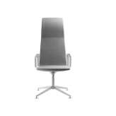 Krzesło biurowe z wysokim oparciem z tkaniny z podstawą 4-Spoke Sellex Swing