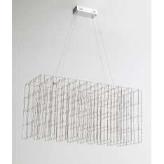 Lampa wisząca Constellar - LED stal szczotkowana