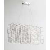 Lampa wisząca Constellar - LED stal szczotkowana