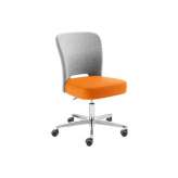 Krzesło biurowe z tkaniny z podstawą 5-Spoke na kółkach Sesta BLOG