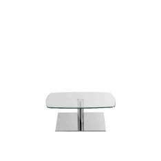 Niski szklany stolik kawowy Sesta Glass coffee table