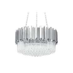 Lampa wisząca Imperial Silver 60 - stal | kryształ