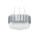 Lampa wisząca Imperial Silver 60 - stal | kryształ