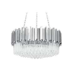 Lampa wisząca Imperial Silver 80 - stal | kryształ