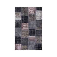 Ręcznie wykonany dywan patchworkowy Sirecom Tappeti ROCK CENERE