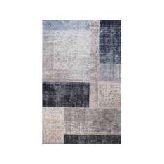 Ręcznie wykonany dywan patchworkowy Sirecom Tappeti ROCK ELITE CENERE
