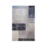 Ręcznie wykonany dywan patchworkowy Sirecom Tappeti ROCK ELITE CENERE