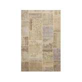 Ręcznie wykonany dywan patchworkowy Sirecom Tappeti ROCK SABBIA