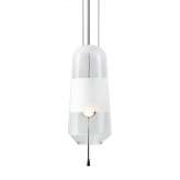 Lampa wisząca Newel transparentna - szkło